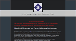 Desktop Screenshot of planen-schwarzarius.de